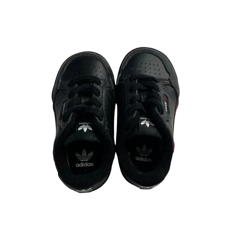 Adidas Kids Continental 80 Black Scarlet Sneakers Size 5 Toddler New